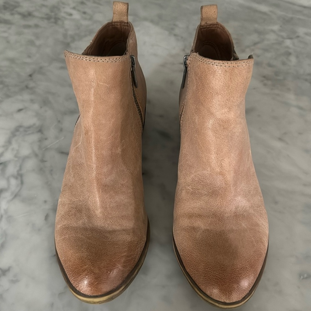 Lucky Brand leather booties 7.5